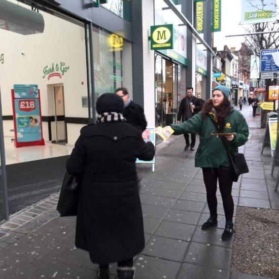 Staffing Agency Street Leafleting